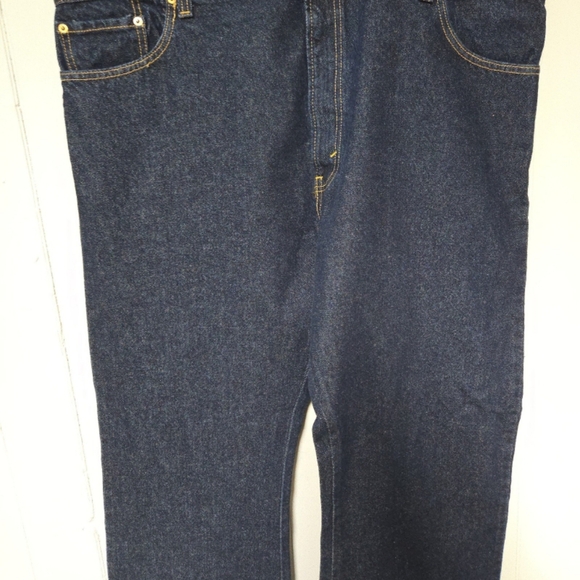 NWT Mens Levis 517 Boot cut 44x30 dark denim jeans - Picture 2 of 8